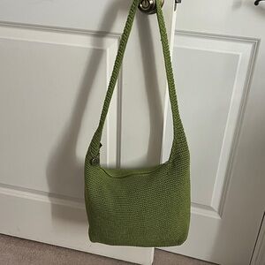 The Sak Green Knit Shoulder Bag